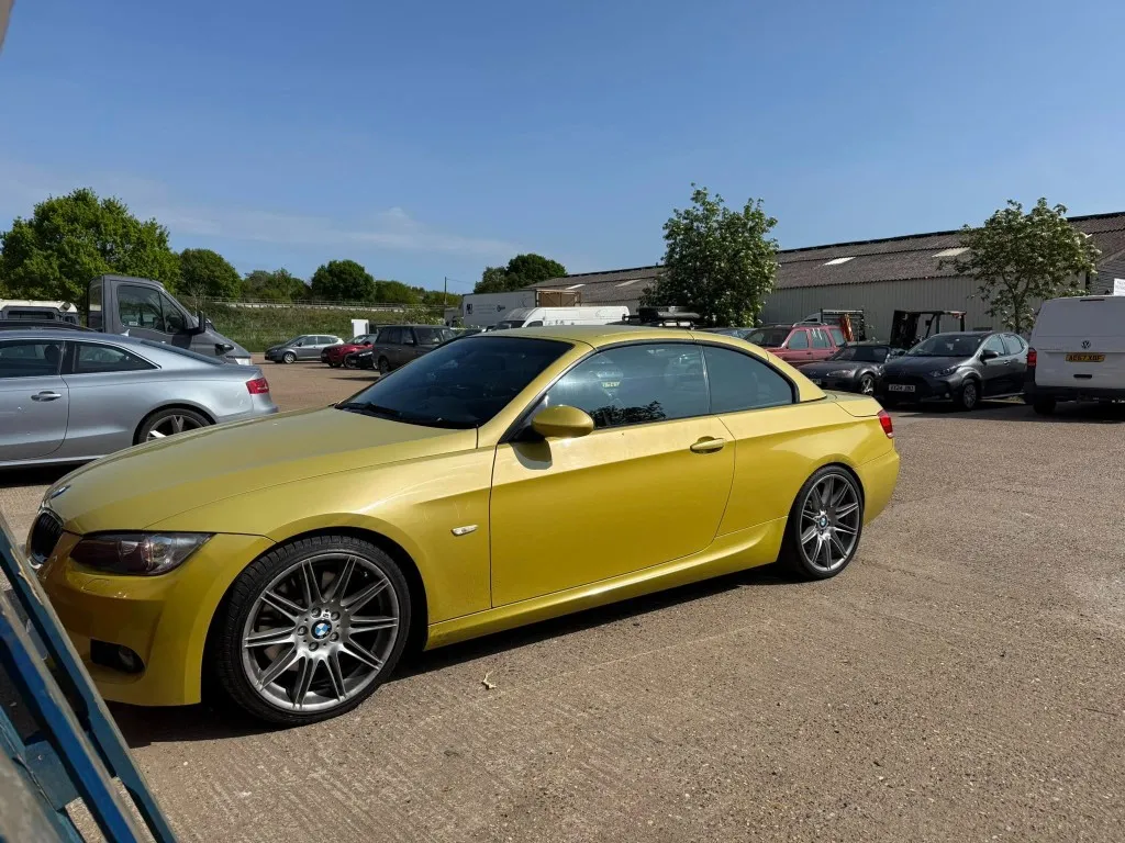 BMW convertible paintwork and body repair